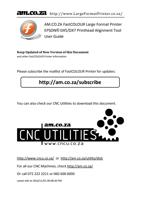 httpwwwLargeFormatPrintercoza AMCOZA FastCOLOUR Large (Page 1 / 9) FastCOLOUR EPSON Printhead Alignment Tool User Guide